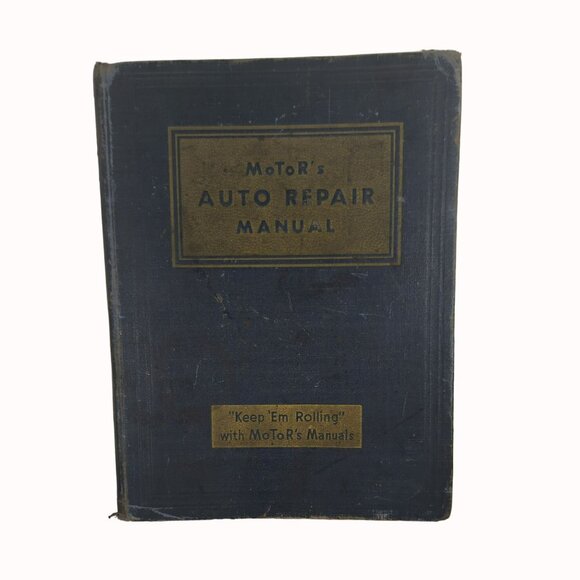 Motors Auto Repair Manual Tenth Edition, 4th Printing 1947 Hardcover Vintage Ref - Picture 1 of 6